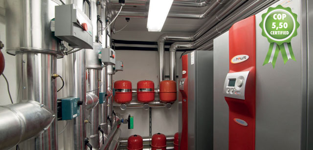 Impianto geotermico con pompa di calore acqua-acqua - Belluno