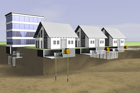 Sistema geotermico RAUGEO di REHAU