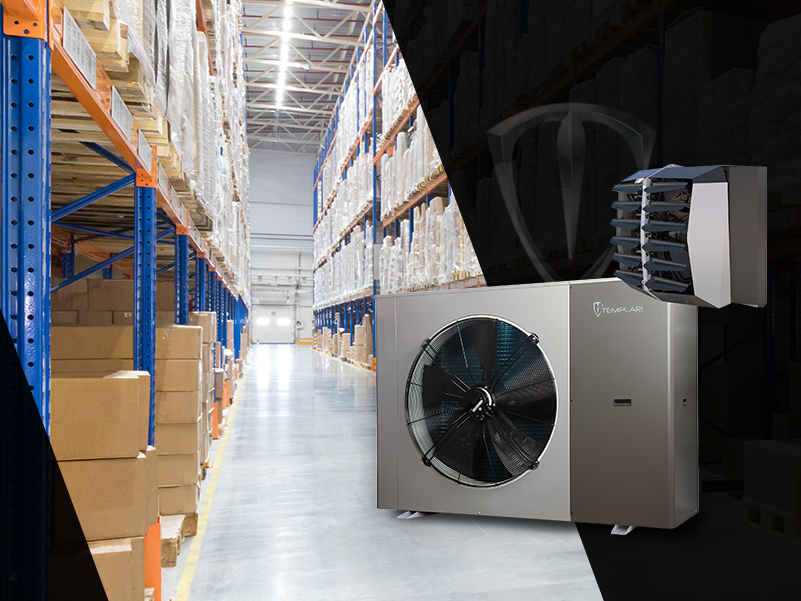 Kita Air Di Templari Pompa Di Calore Per Grandi Spazi Industriali