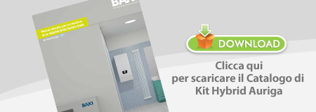 Baxi presenta il kit Hybrid Auriga, per realizzare un sistema ibrido factory-made
