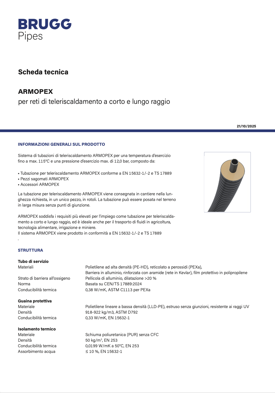 Scheda tecnica ARMOPEX