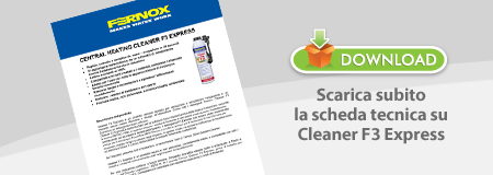 Pulizia efficace degli impianti termoidraulici: Cleaner F3 Express