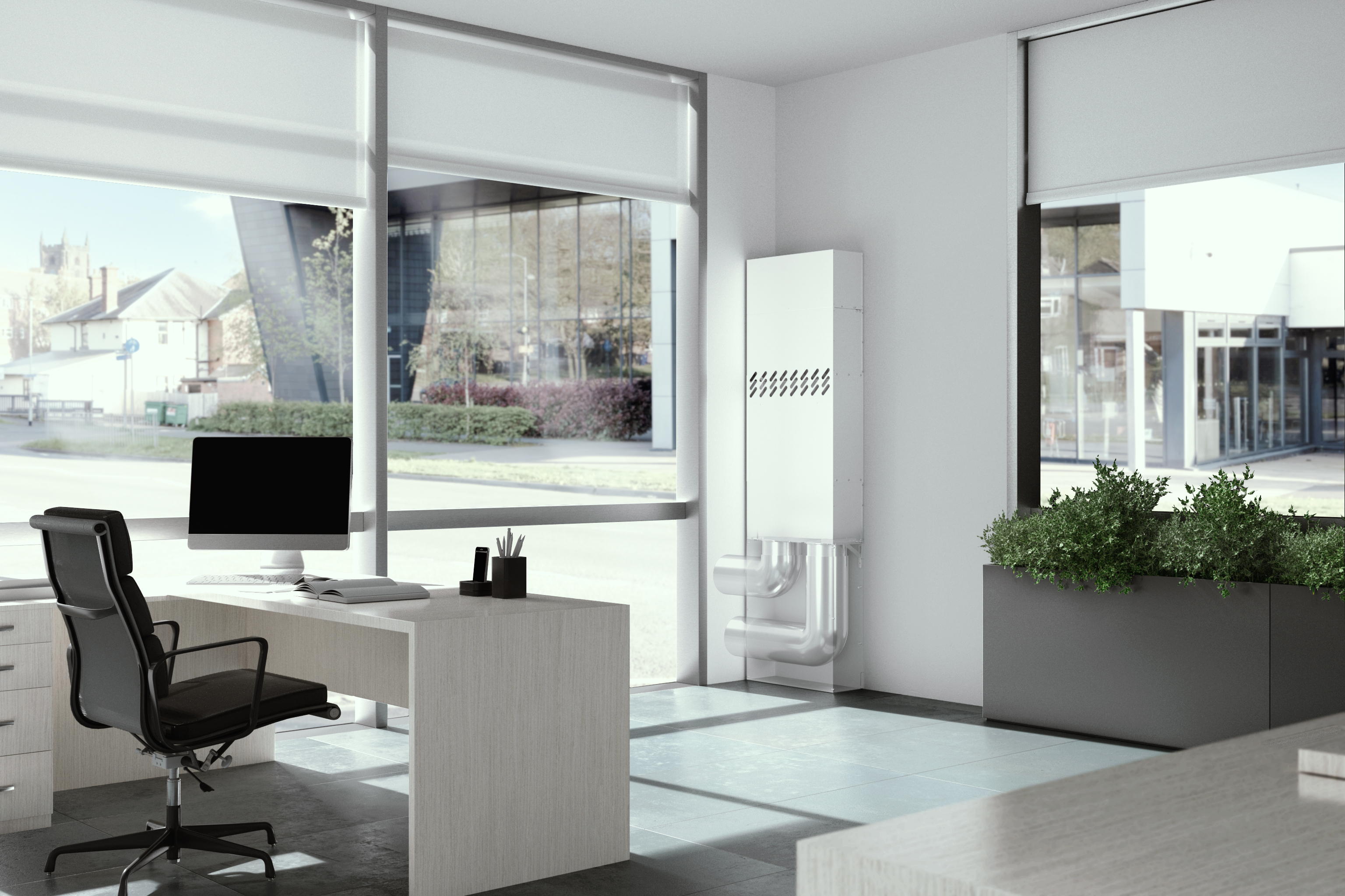 Applicazione gamma Radon in ufficio