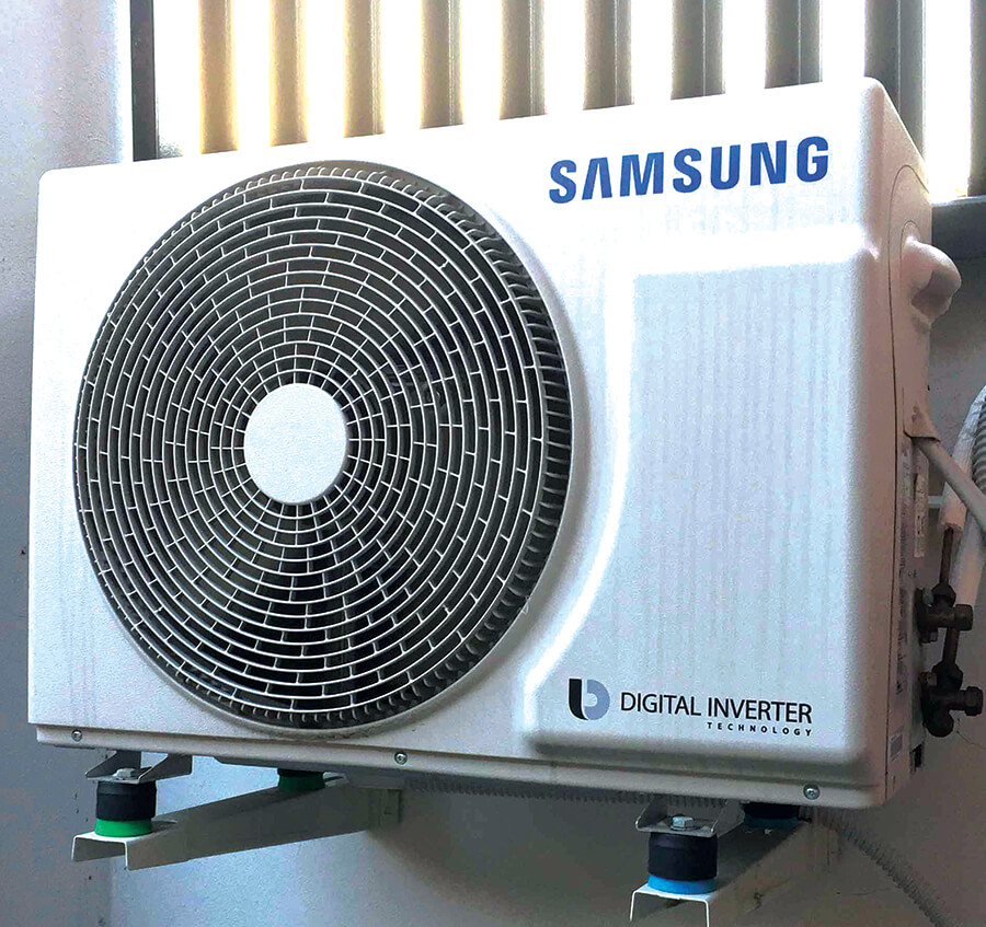 Kit piedini antivibranti Soleco per ridurre le vibrazioni