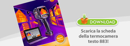 Termocamera testo 883 per misure termografiche perfette