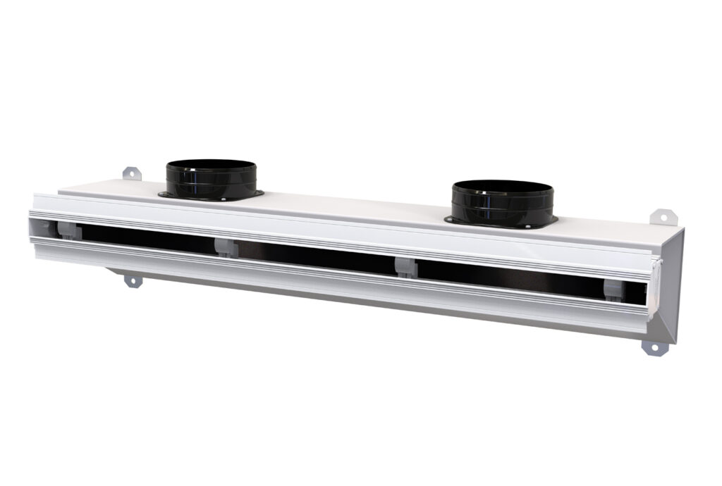 Diffusori lineari a scomparsa in PVC