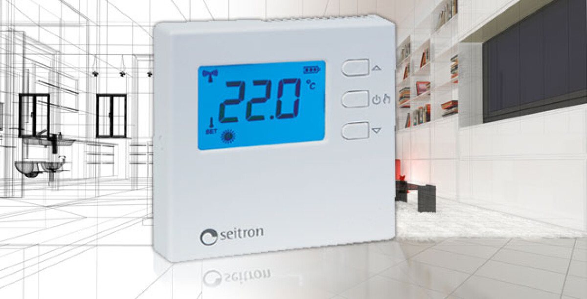 Il nuovo termostato wireless con display LCD di Seitron